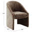 Chaise en chenille Kagan-195567968
