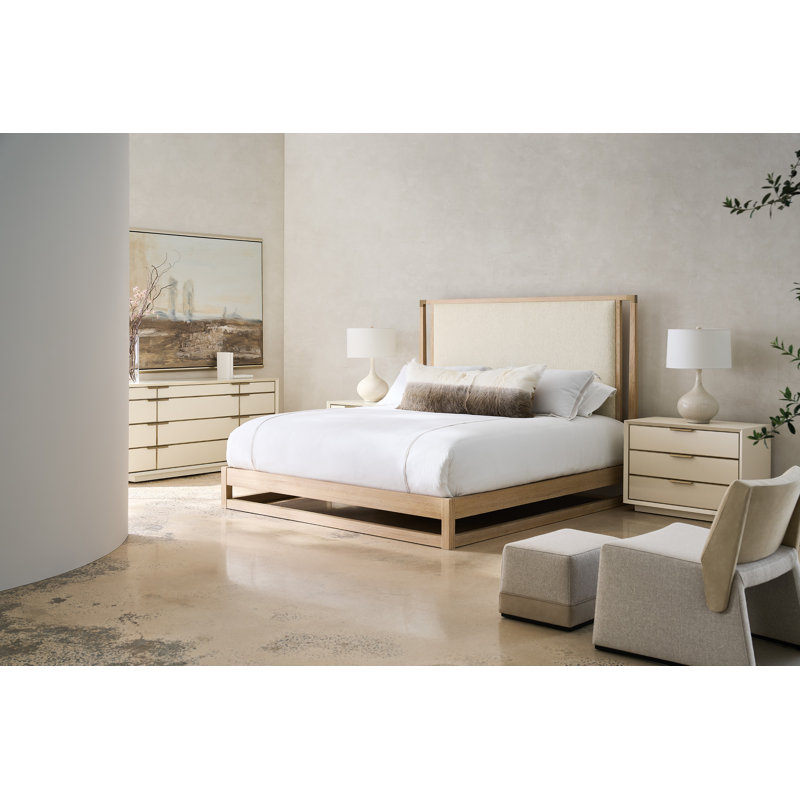 Caracole Classic 3 - Drawer Nightstand, Beige