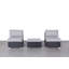 Ensemble de conversation pour 2 personnes avec coussins Demarest Wicker