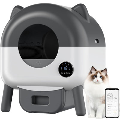 Plastic Self-Cleaning Litter Box