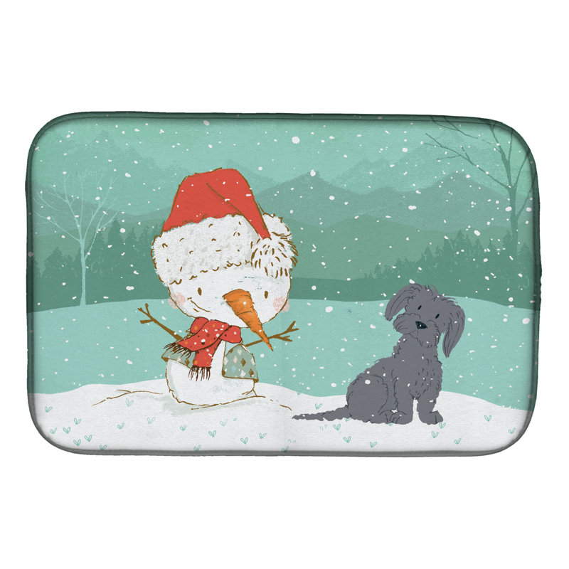 Snowman Christmas, Gray Maltese