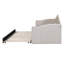 Twin Upholstered Daybed with Trundle, Velvet Sofa Bed with USB Ports, Storage Pockets, No Box Spring Needed,Beige-118775525