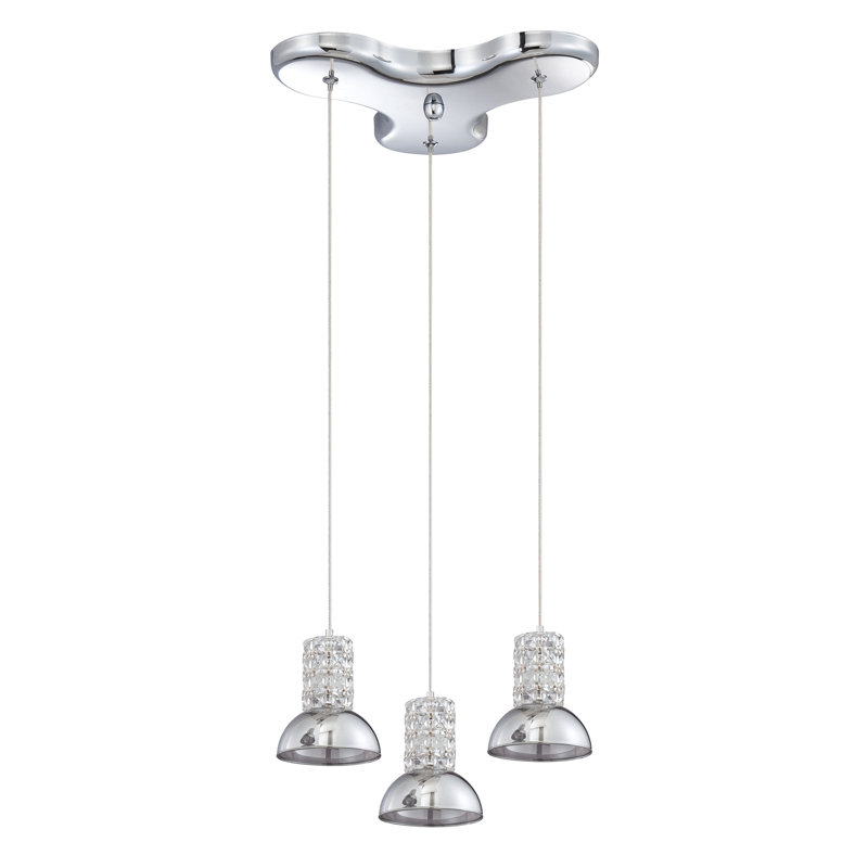 Luminaire dôme grappe 3 lumières Millenium