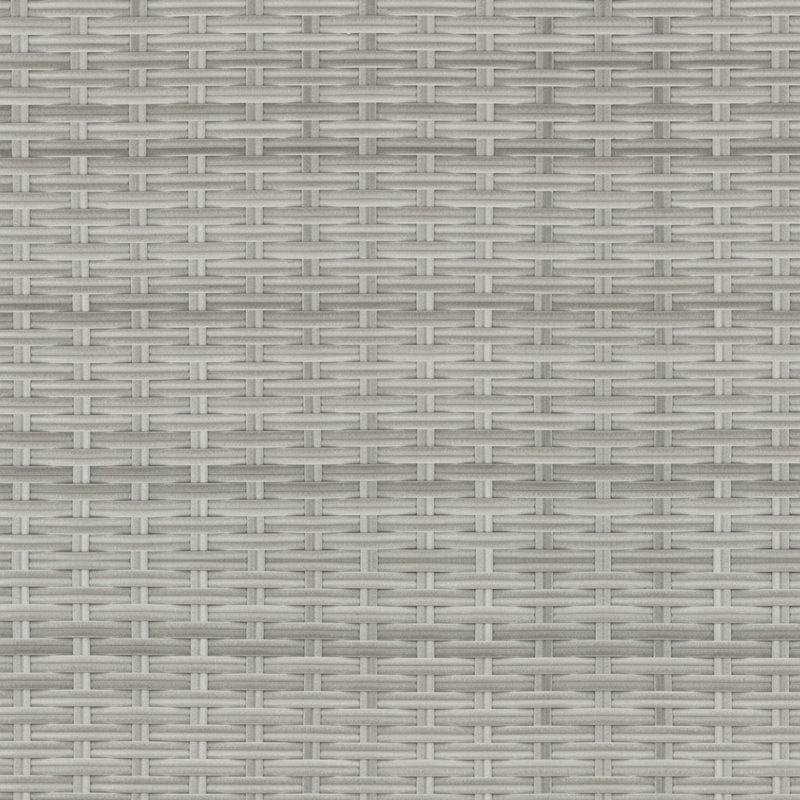 Chaise de patio empilable Killingworth, Tissage mélangé gris