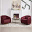 Fauteuil d'appoint pivotant à 360 degrés, fauteuil demi-tonneau pour le salon, fauteuil simple pour la chambre à coucher, salon-866334690