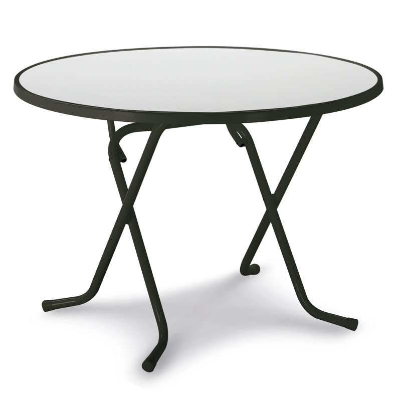 Dublin Folding Table Round, Anthracite, 100 cm diameter