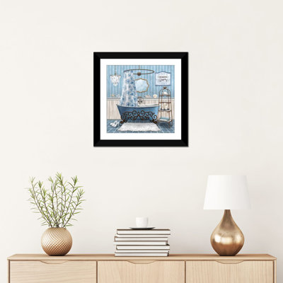«Blue Bath Retreat I» par Conrad Knutsen, reproduction sur toile