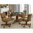 Upholstered Game Chair With Casters