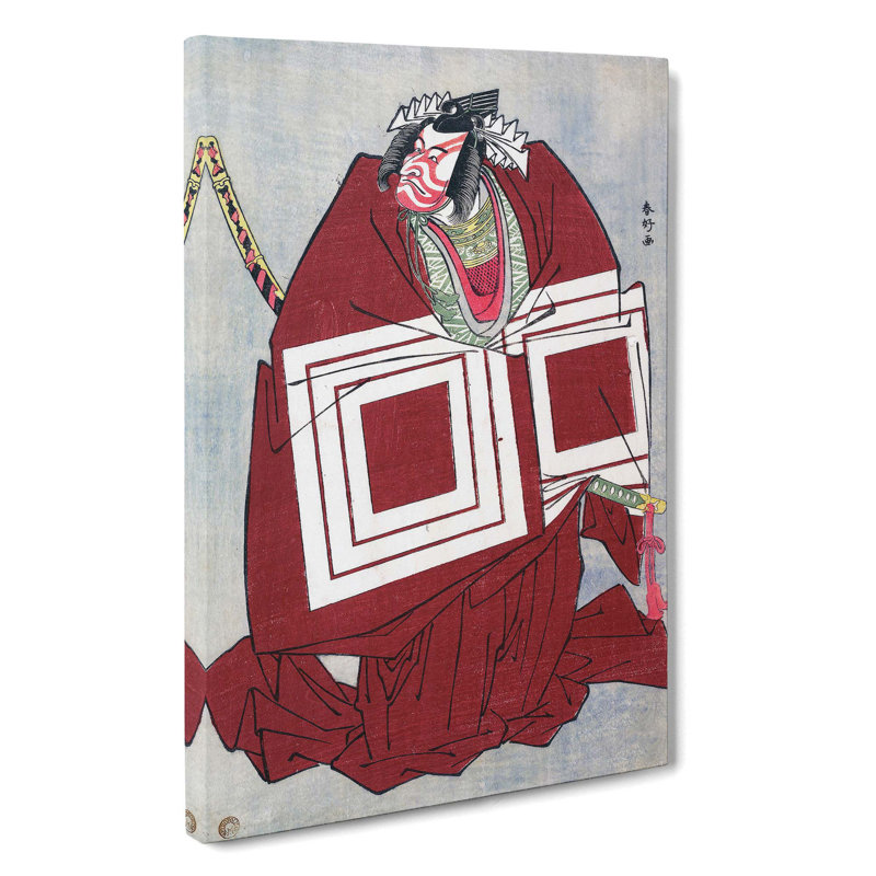 The Actor Ichikawa Danjuro V by Katsukawa Shunko - Wrapped Canvas, 50cm H x 35cm W x 3cm D