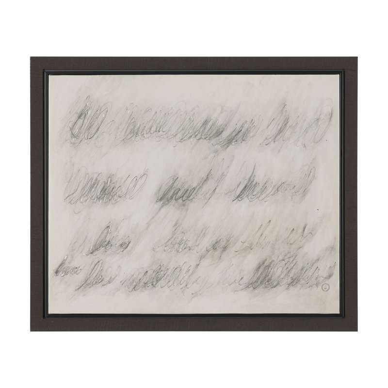 «Message I» par Studio, œuvre de toile encadrée texturée, Message I