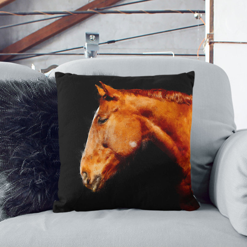 Square Throw Cushion, 55cm H x 55cm W x 20cm D