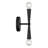 Waltner 2-Light Wall Sconce in Black-641766699