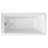 Town Square S 60 " L x 30 " W Alcove / Tile in and Mounting / Installation Required Soaking Fiberglass Bathtub-35381493