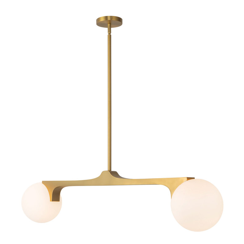 Briar 47-in Gold Linear Pendant, Brushed Gold