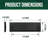 Black Low Voltage Integrated LED Metal Step Light Pack