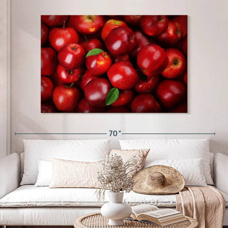 Yarlin Fresh Red Apples, 34" H x 51" W