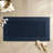 17X24" 3000 Gsm Navy 100% Cotton Reversible Bath Rug - Superior Table Top, , Long Term Use 1 Pcs Medium Pile 0.5", Machine Washable, Elegant Bathroom-1325835148-1325835146