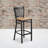Prompton Vertical Back Metal Restaurant Barstool-462534146