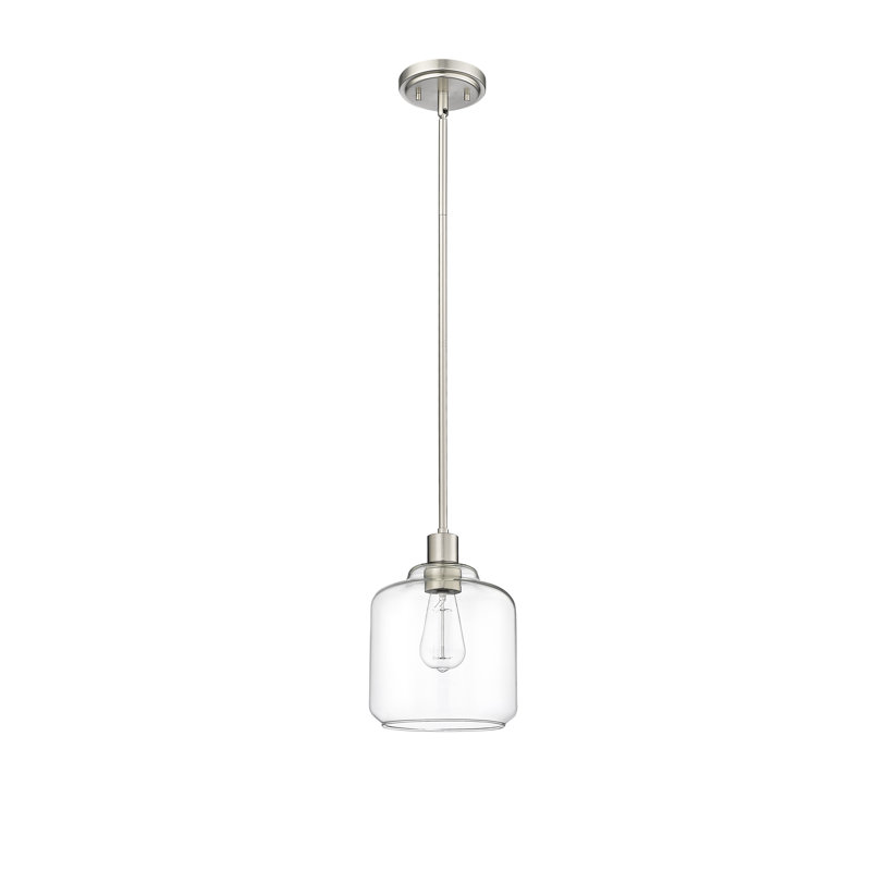 Asheville 1 - Light Dimmable Pendant, Brushed Nickel