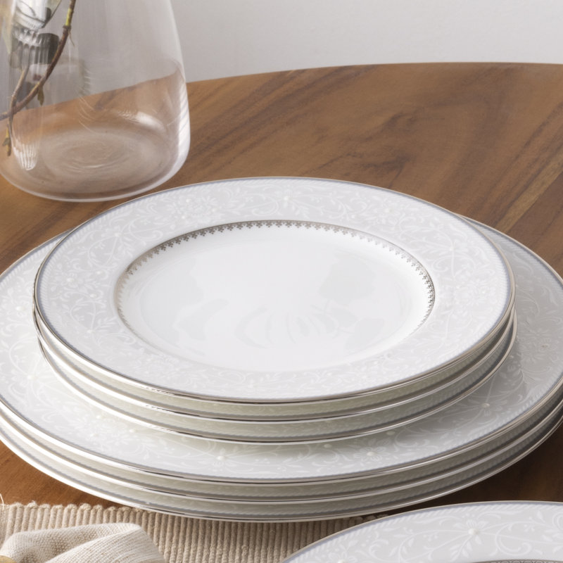 Ensemble de 4 assiettes à salade Noritake Brocato, 8 1/4 po
