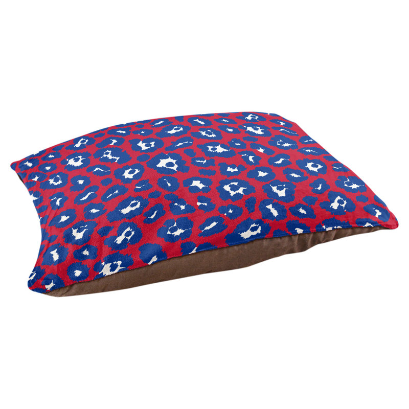 Coussin d'extérieur Indianapolis, Grand (l 30 po x P 40 po x H 5 po), Rouge / Blanc / Bleu