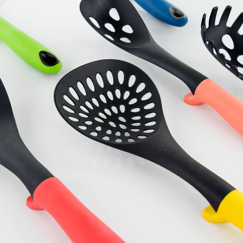 Ustensiles de cuisine en nylon avec support rotatif 7 pièces Mega Chef