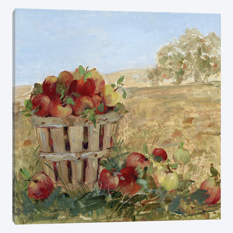 « apple cueillette iii », reproduction sur toile, H 37 po x l 37 po x P 1,5 po