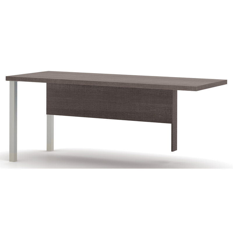 Oriano 29.9" H x 71.1" W Left Desk Return, Bark Grey