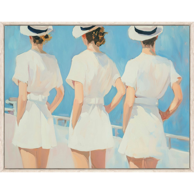 Toile rétro trois marins