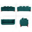 Canapé rembourré 85,5 po Chenille-1591848147