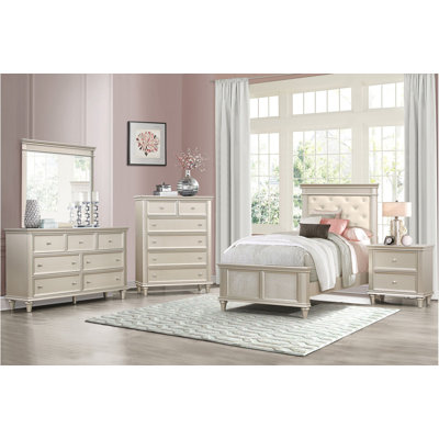 Anastasio 3-2_Meghann Faux Leather Upholstered Panel Bedroom Set
