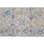 Cross Stitch Floral Hand Tufted Wool Area Rug in Cream/Blue/Red
