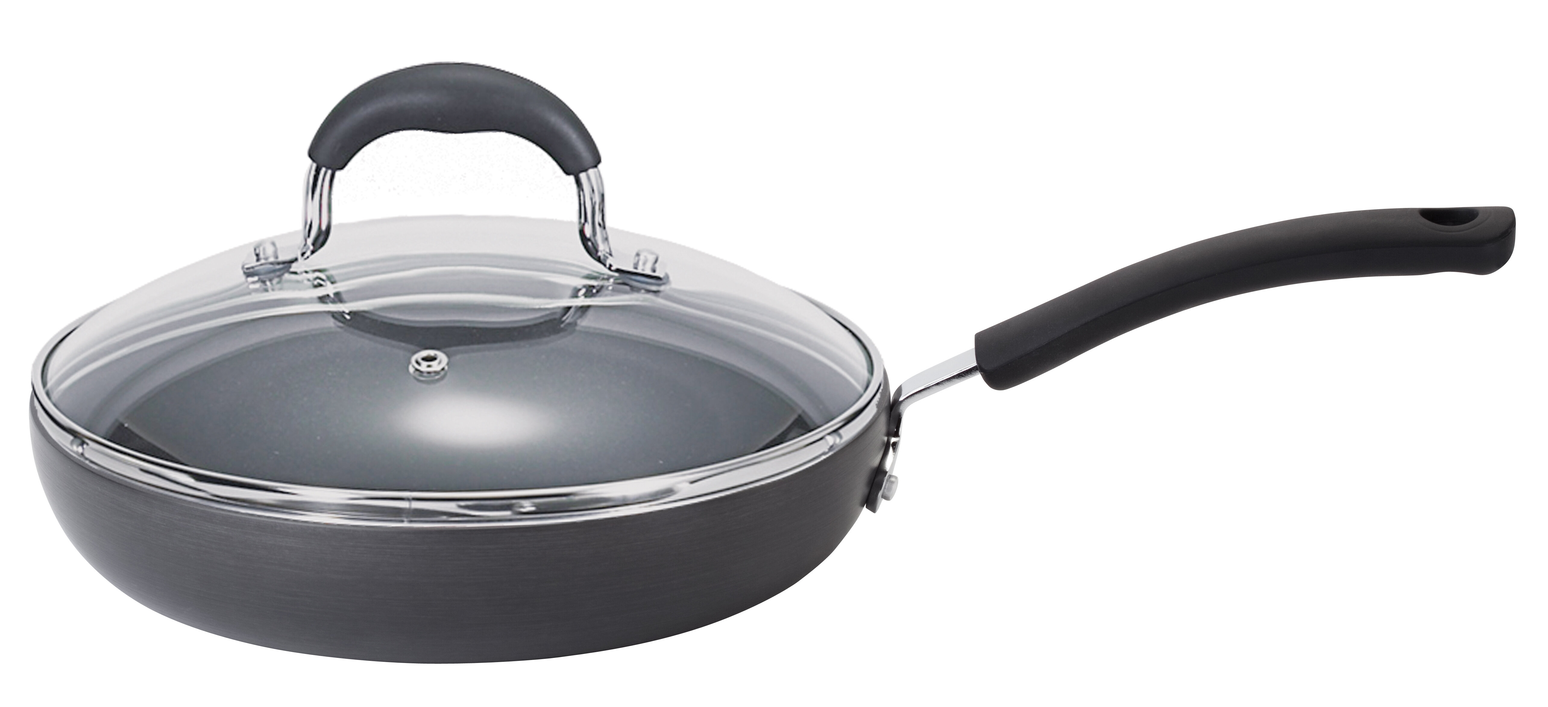 T-fal t-fal, ultimate hard anodized, nonstick 16 in. x 13 in. roaster with  rack, black, , 16 inch x 13 inch, grey