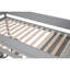 Lit mezzanine moderne en bois de pin avec rangement pour enfants et adolescents