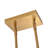 Mingle 2-Light Linear Pendant - Satin Brass