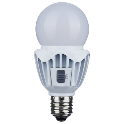 DEL A21 haute intensité lumineuse 27K / 40K / 50K CCT base moyenne sélectionnable blanc 120V-277V