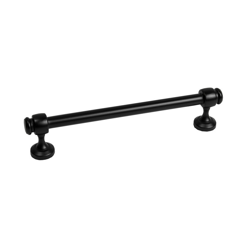 Vista Bar Pulls (Set Of 2), 6", Matte Black