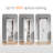 S&Z TOPHAND® 36X84(Double 18X84) White Bi-Fold MDF Sliding Folding Double Barn Door With Hardware Kit & Solid Handle, MDF With Water-Proof PVC Surface Complete Door, No Assembly Required-109491721