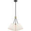 Lustre classique à 3 lumières avec abat-jour-86096634