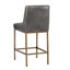 5West Upholstered Stool with Metal Frame-2139477073-2139386438
