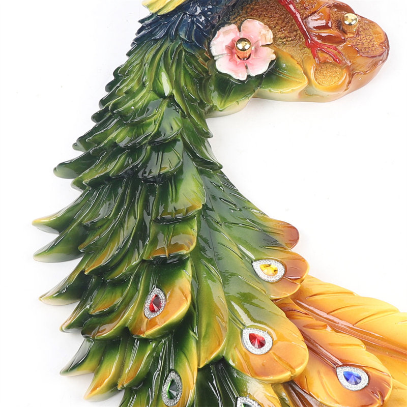 Colourful Peacock Wall Lamp
