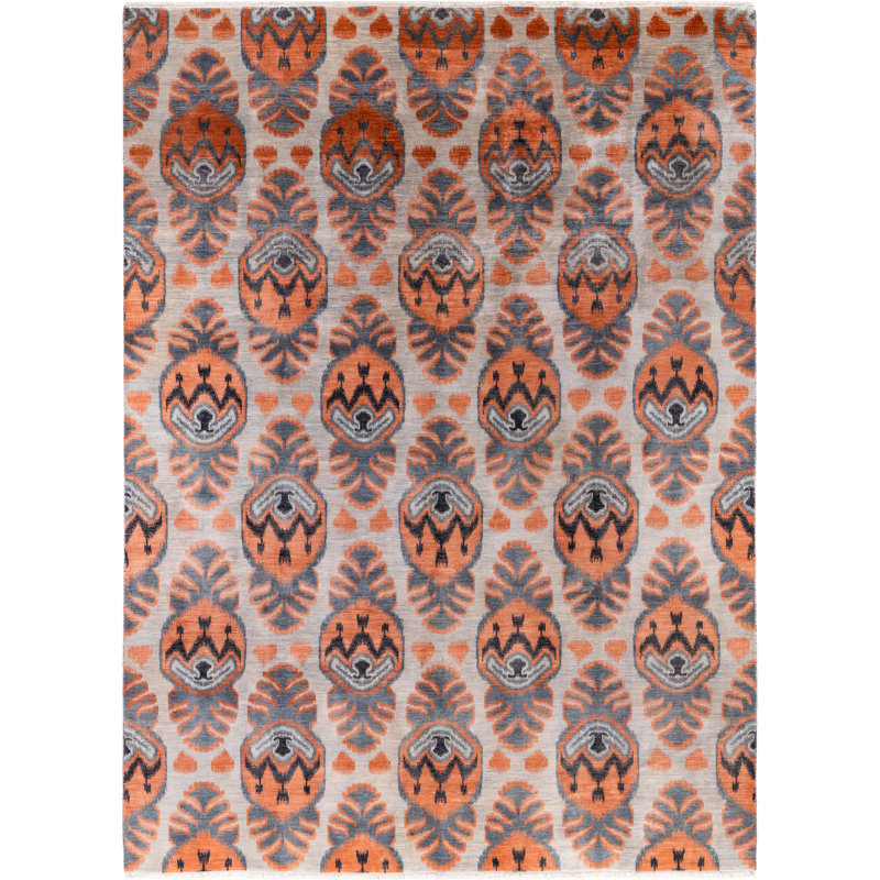 Overdyed One-of-a-Kind 9' 0" X 12' 3" Hand Knotted Area Rug