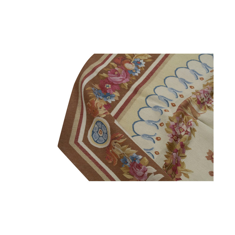 Aubusson Renaissance Wool Moroccan Area Rug