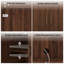 Armoire de rangement à poignée ajustable avec poignée dorée Accent-127888028