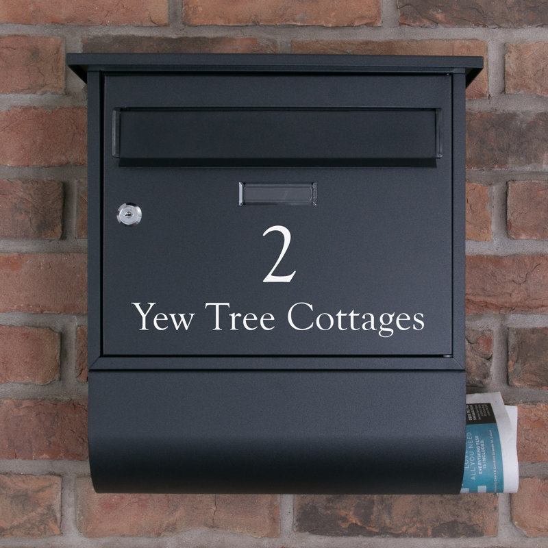 Liloh Steel Wall Mounted Letter Box, Yes