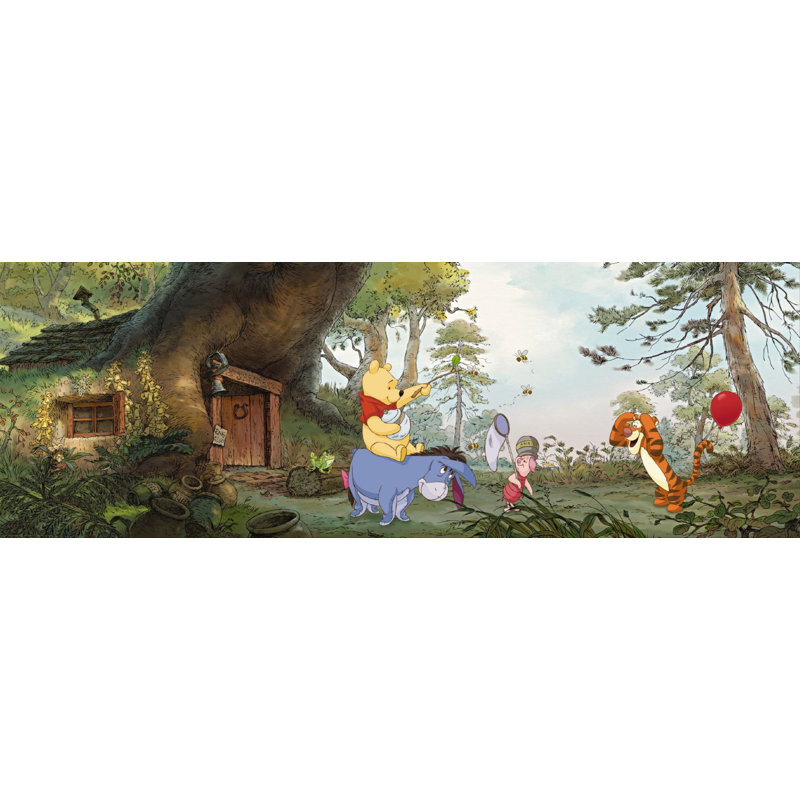 Pooh's House 3.68m x 127cm Wallpaper Roll