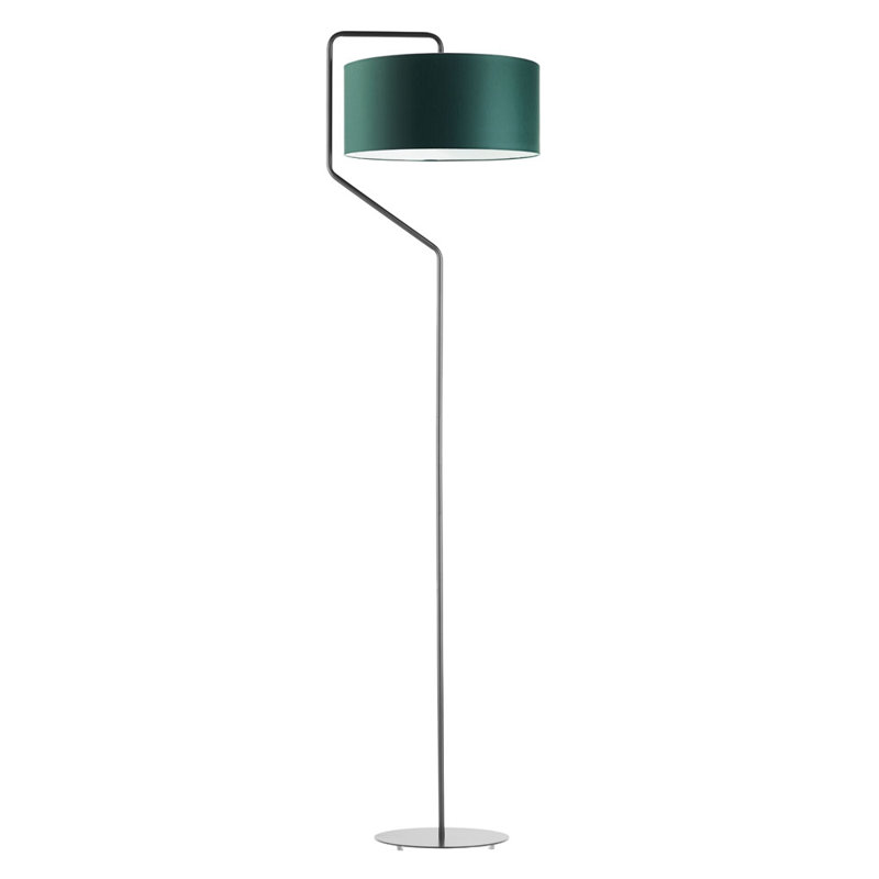 Eleanore 156cm Traditional Floor Lamp, Bottle Green