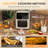 HOMCOM 12.7L Air Fryer-102220304