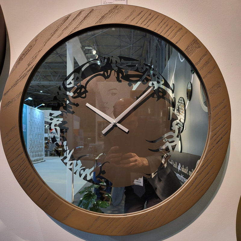 Anlly Wood Wall Clock, 75cm H x 75cm W