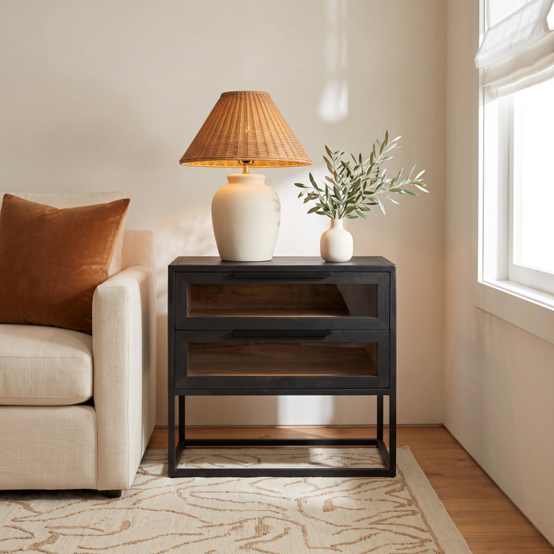 Clementine Storage End Table